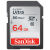 SanDisk SDカードドキヤノ200 D 800 D 760 D 750 D 5 Dメモリカドフルラッシー64 G SDメメモリカドキヤノン、ニコン、ソニメメラメンモリカド
