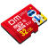 DM 32 GB TF（MicroSD）メモリカドClass 10ローボットTFカーズ携帯帯メモリカドドレーコダーダー（赤）