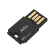 NetacTF（MicroSD）メモリカドP 302ミニ携帯帯USBカードドリーダー