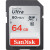 SanDisk sdカーン一眼レフカメメドD 7500 D 5600 D 7200 D 750メモリカド64 G 80 MB/S