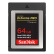 SanDisk 64 GB CFメモリカド4 K最高の超高速版の一眼レフカメラのメモリアドの読み取り速度は1500 MB/s书き込み速度は800 MB/s互换部XQDカマラです。